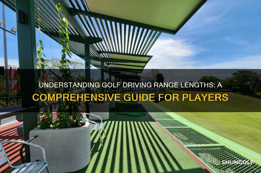 how long is a golf driving range