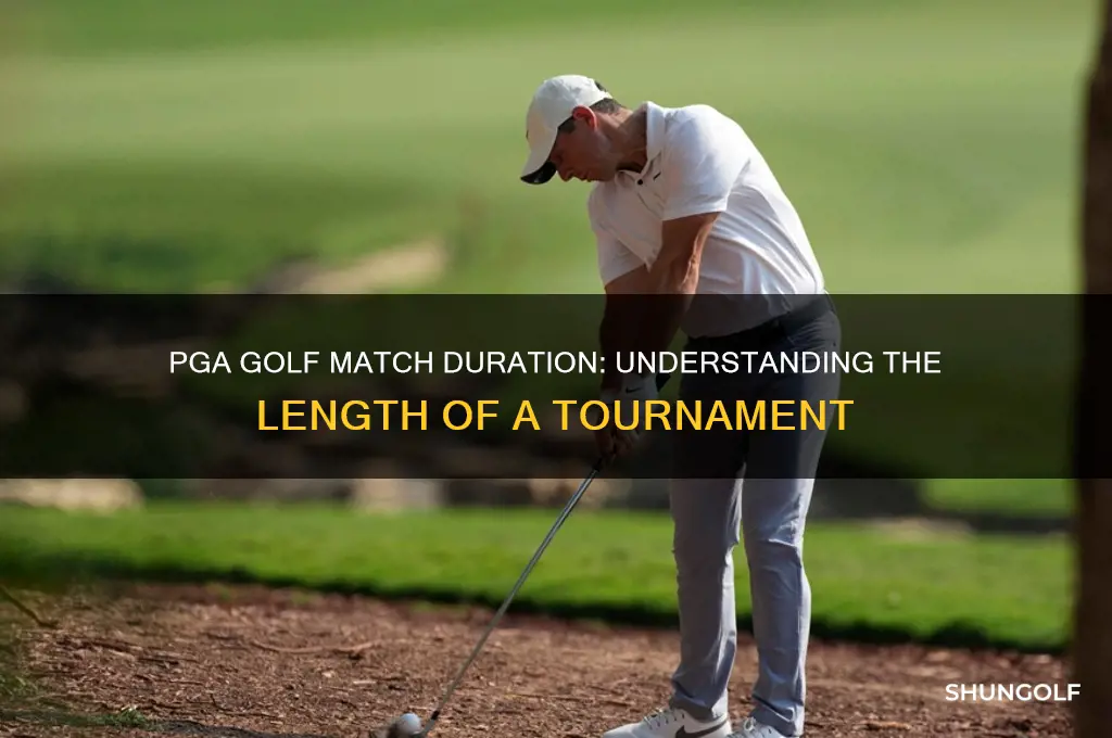 how long is a golf match pga