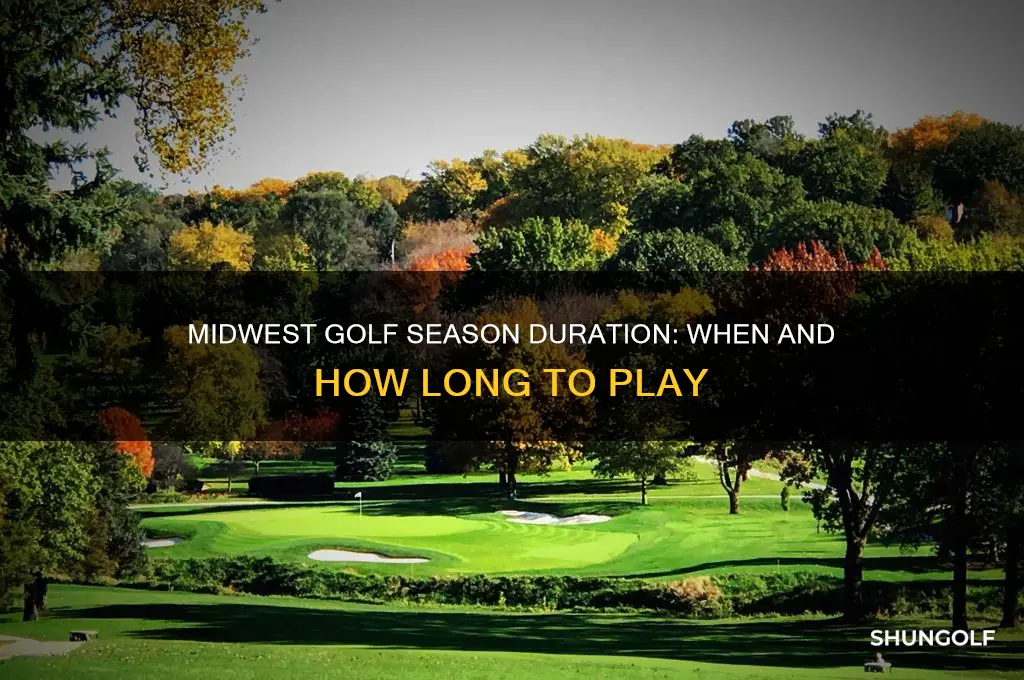how long is a golf season in the midwest