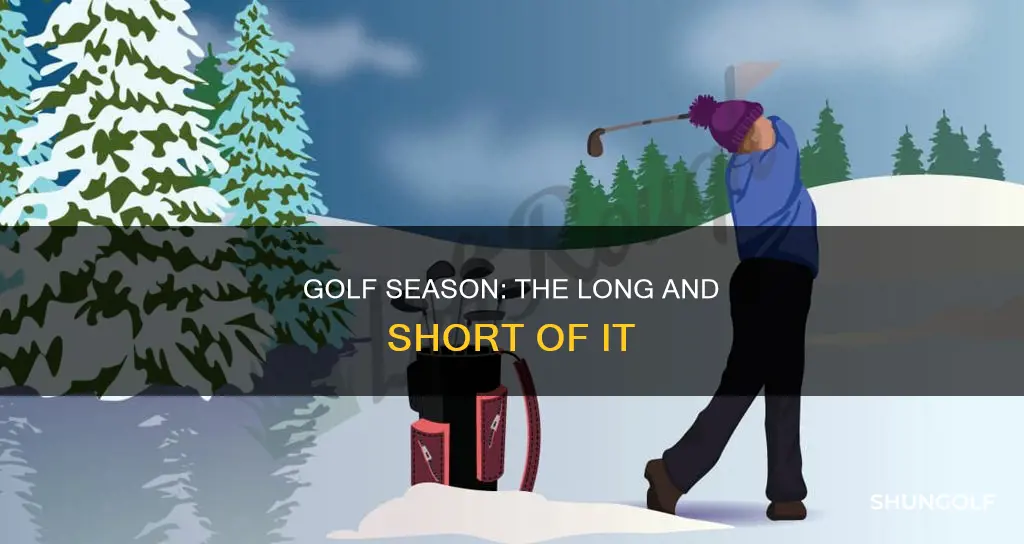how long is a golf season