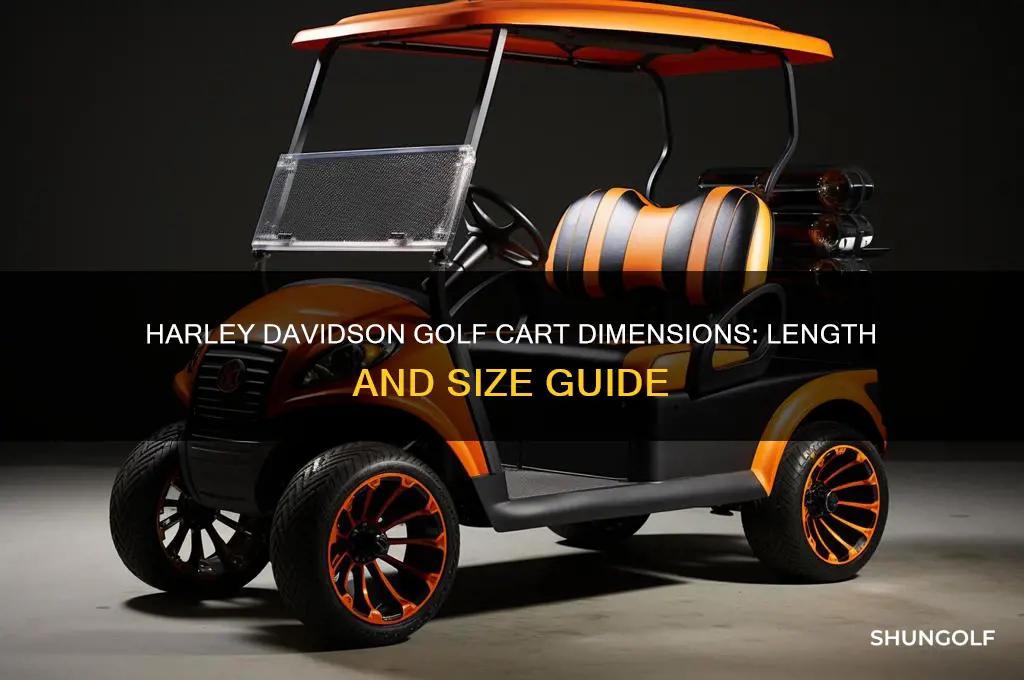 how long is a harley davidson golf cart