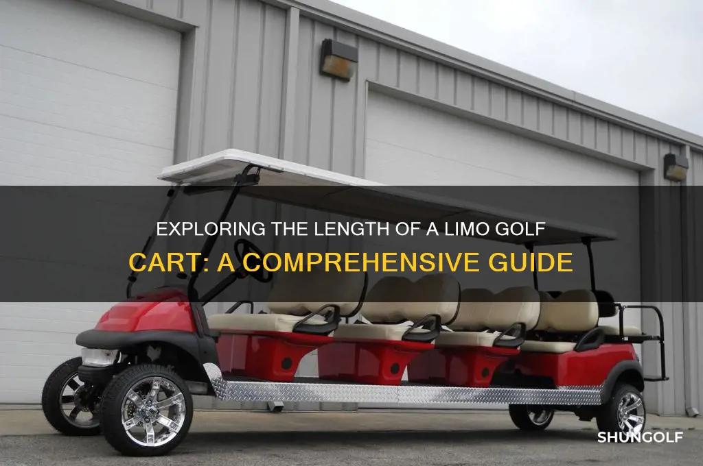 how long is a limo golf cart