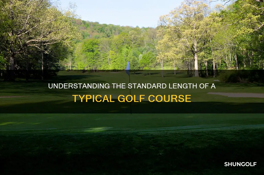how long is a normal golf course