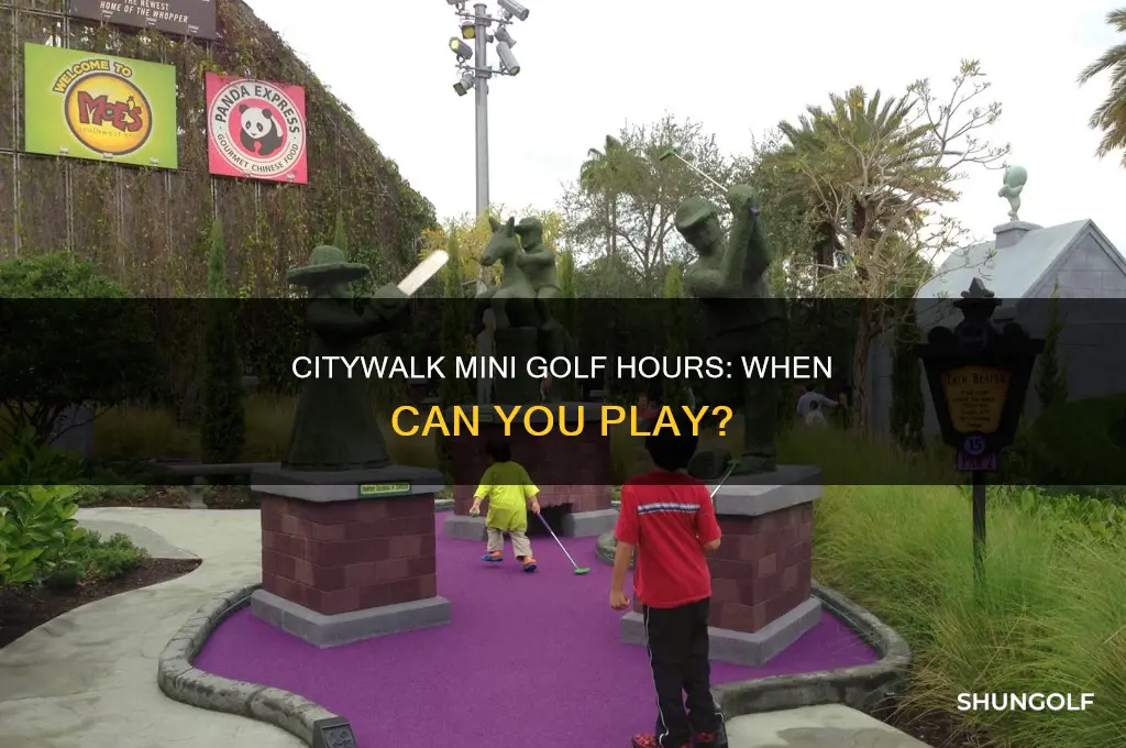 how long is citywalk mino golf open