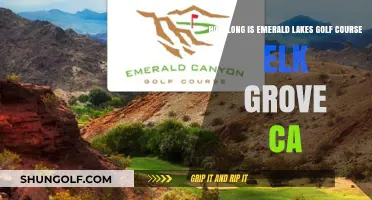 Emerald Lakes Golf Course Elk Grove CA: Hole Count and Yardage