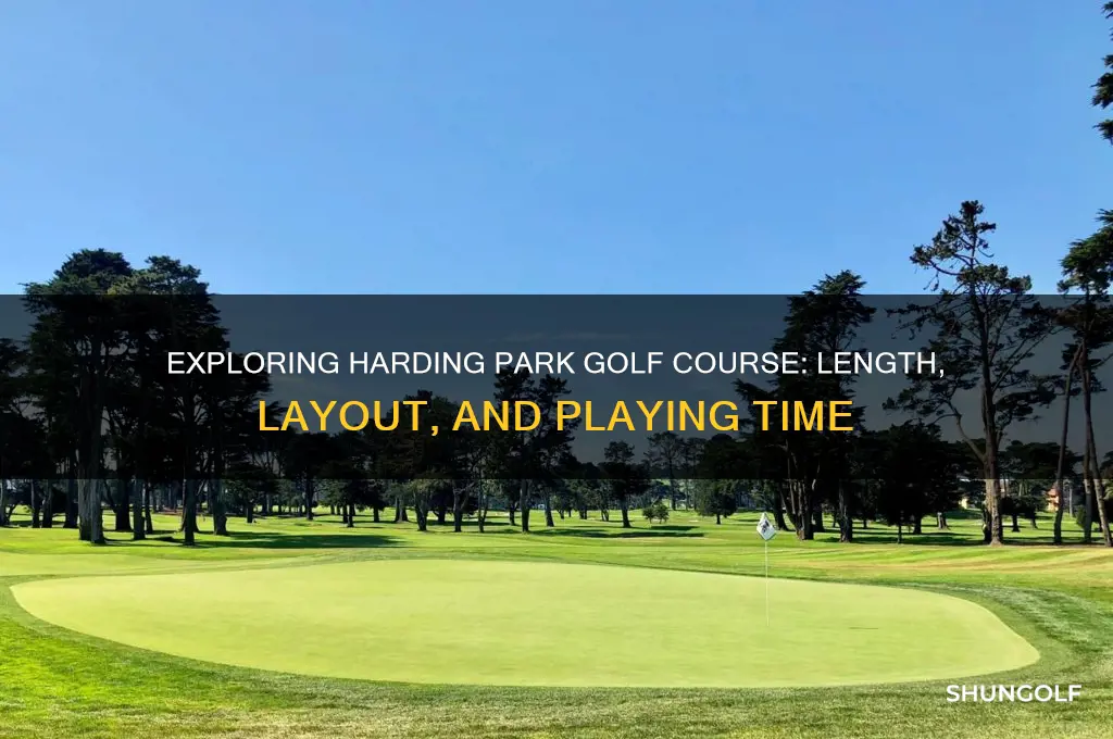 how long is harding park golf course