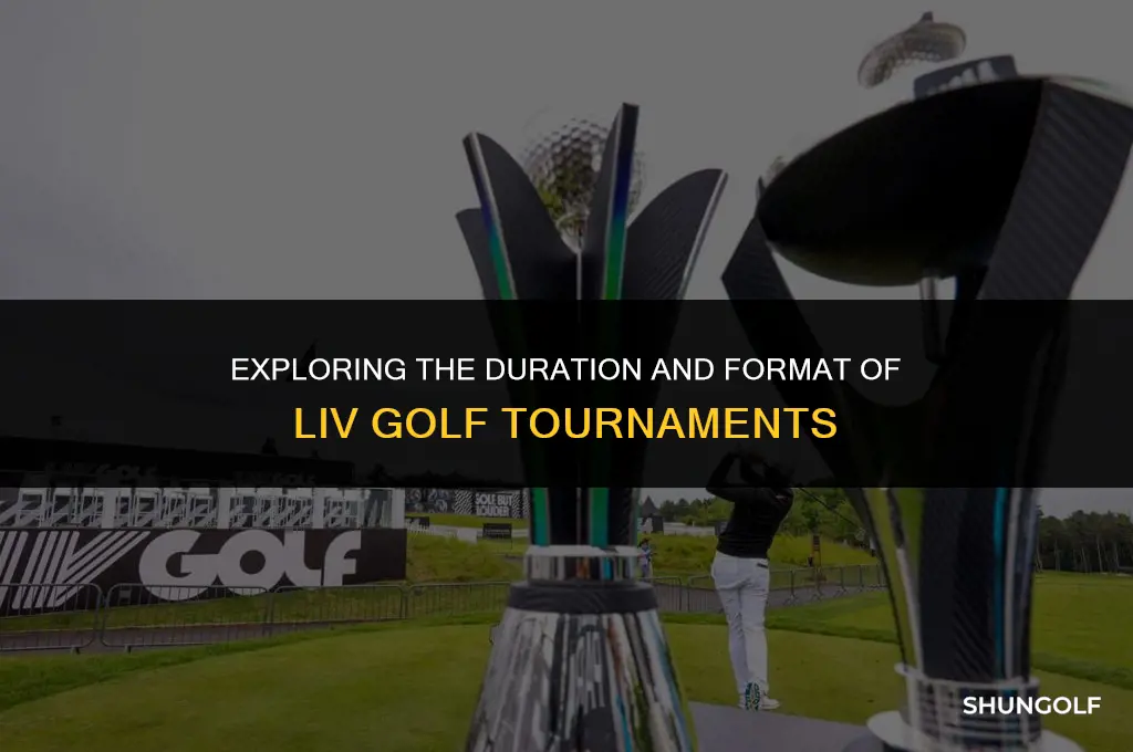 how long is liv golf