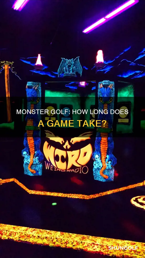 how long is monster golf