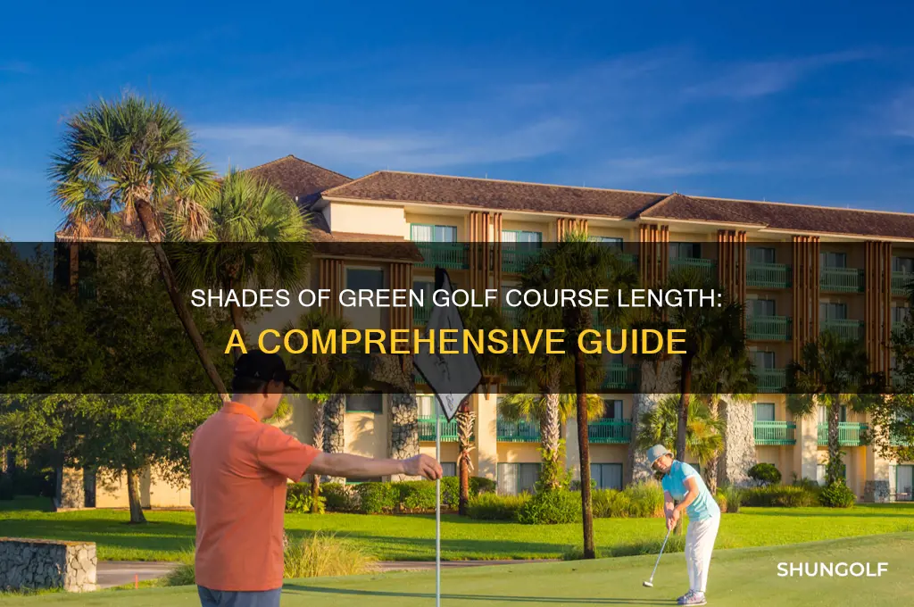 how long is the shades of green golf coarse