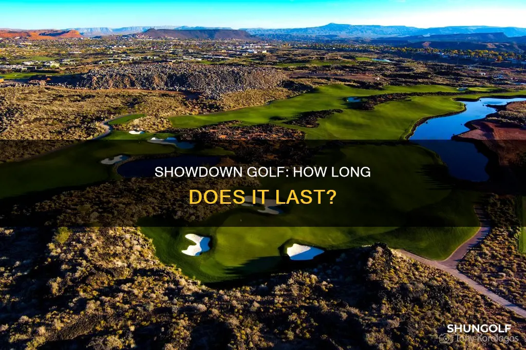 how long is the showdown golf