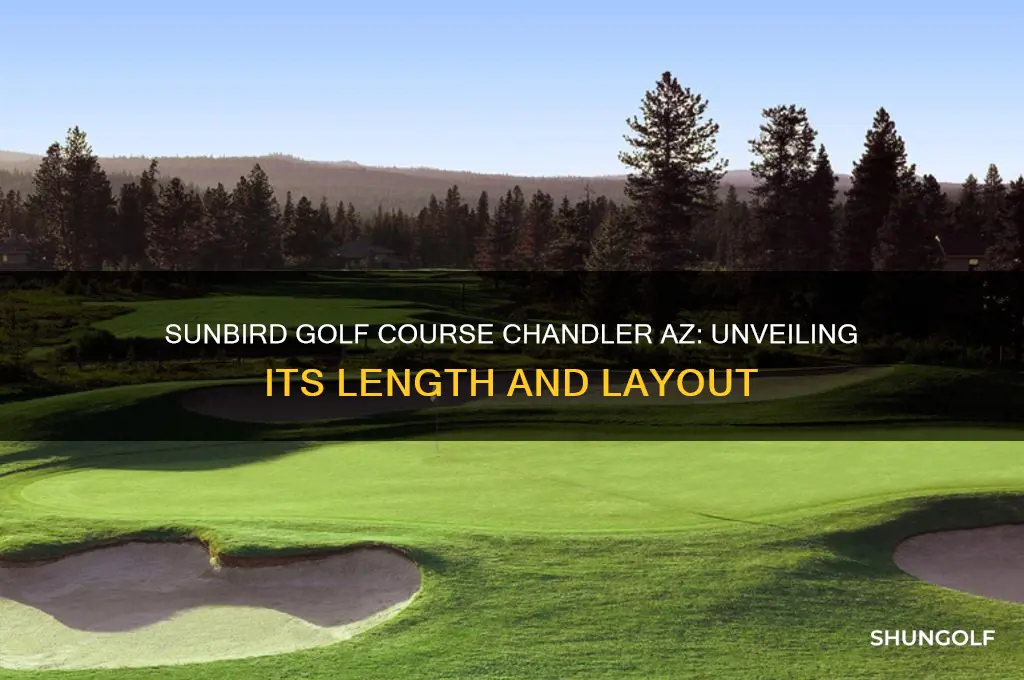 how long is the sunbird golf course in chandler az