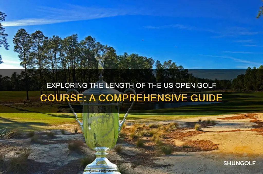 how long is the us open golf course