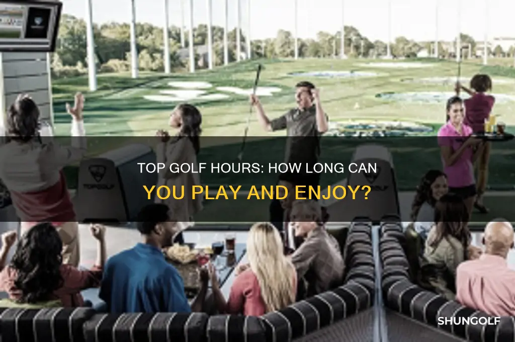 how long is top golf open