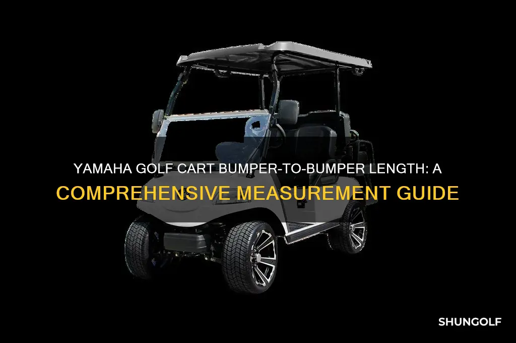 how long is yamaha golf cart from bumper to bumper