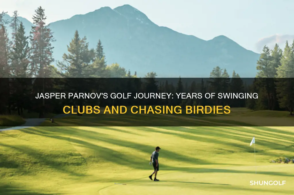 how long jasper parnivics been playong golf