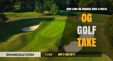 Average Time to Play 9 Holes of Golf: What to Expect