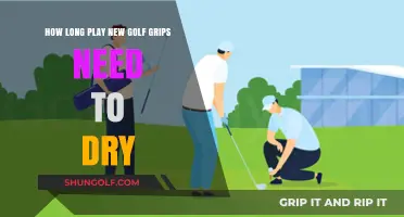 Drying Time for New Golf Grips: What You Need to Know