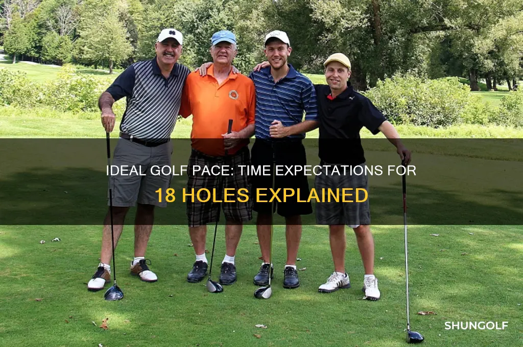 how long should 18holes of golf take