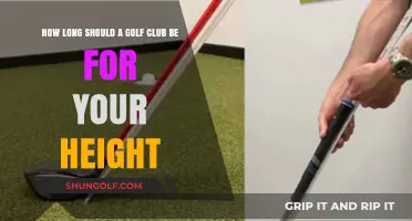 Choosing the Right Golf Club Length for Your Height