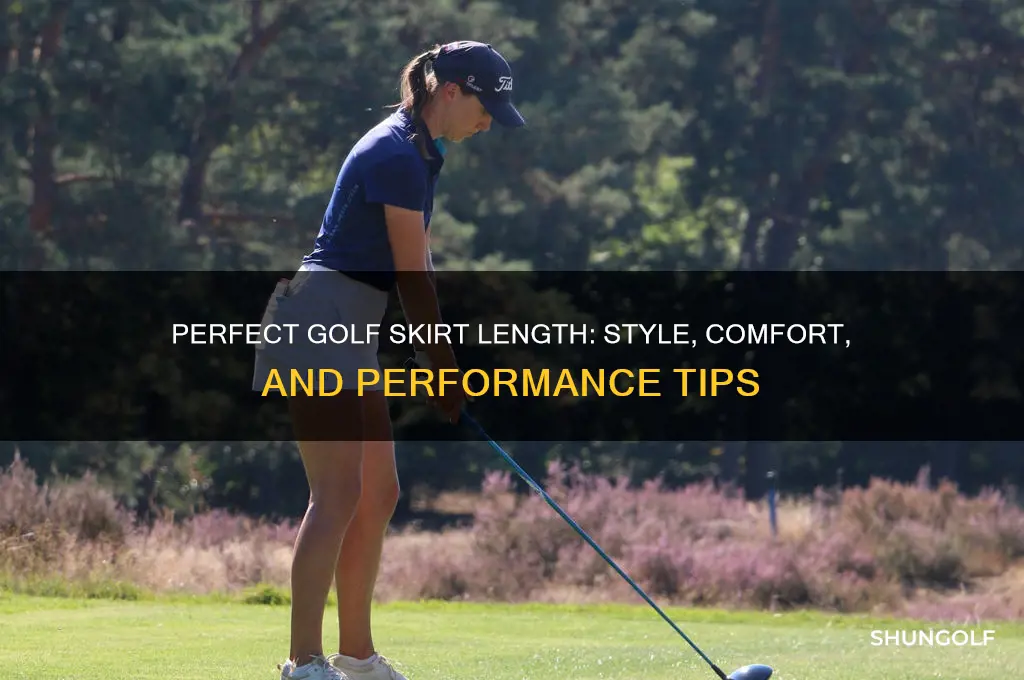 how long should a golf skirt be