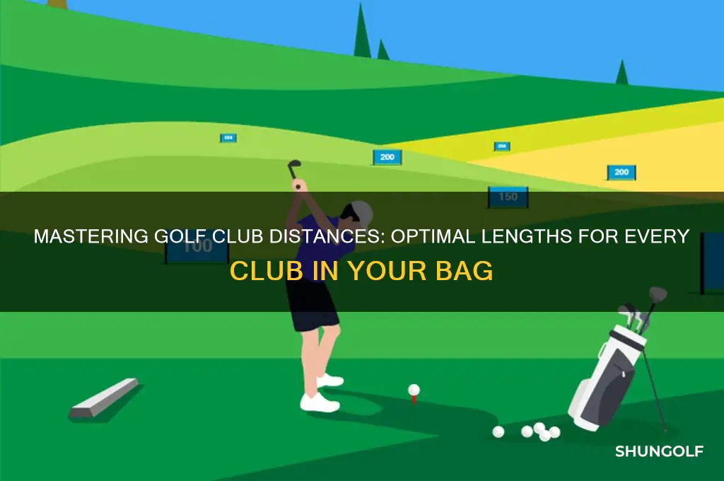 how long should each golf club go