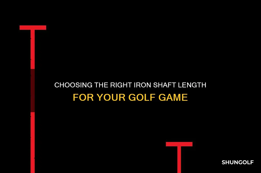 how long should each golf club shaft be irons