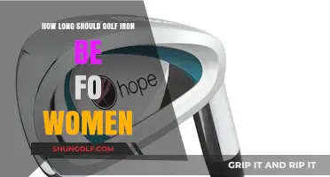 Choosing the Right Golf Iron Length for Women: A Comprehensive Guide
