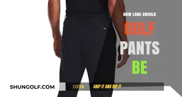 Golf Pants: The Ideal Length for You