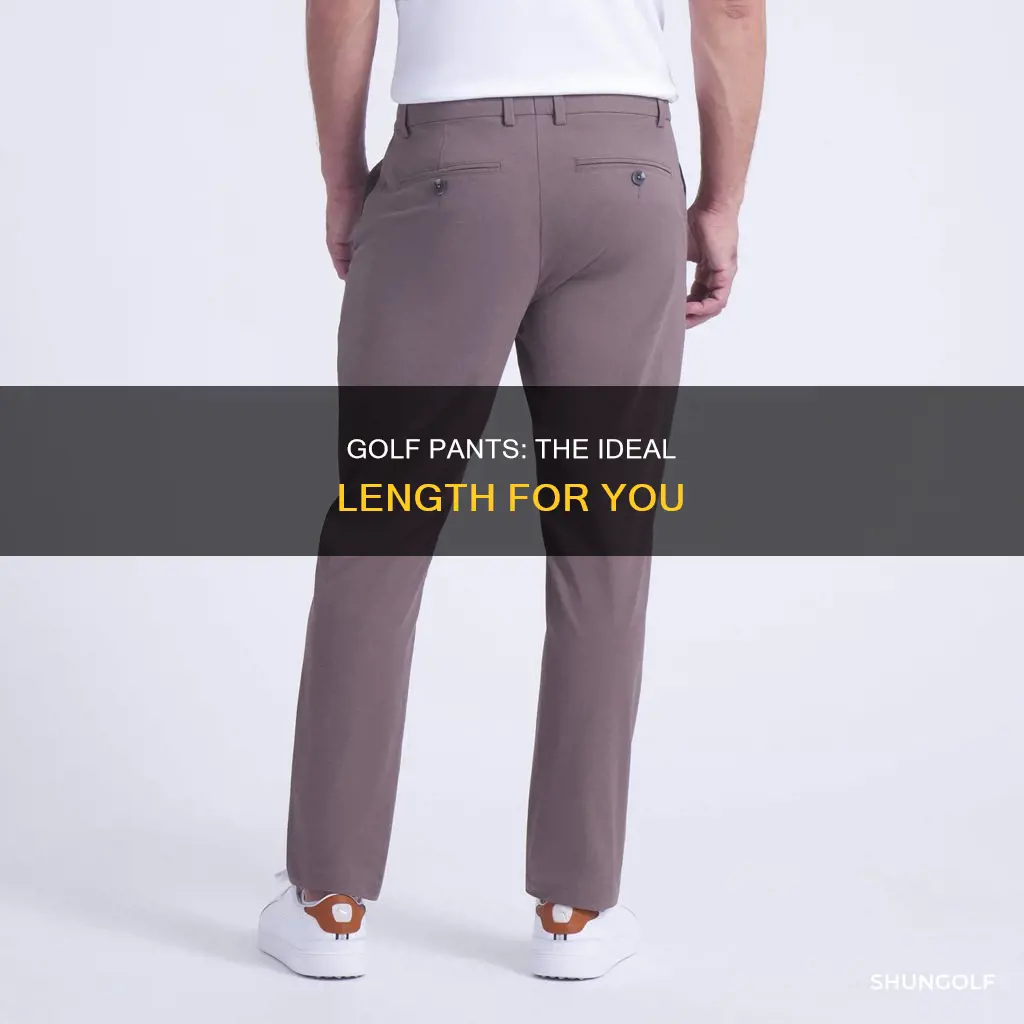 how long should golf pants be