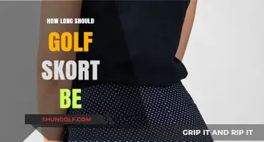 Golf Skort Length: How Long is Too Long?