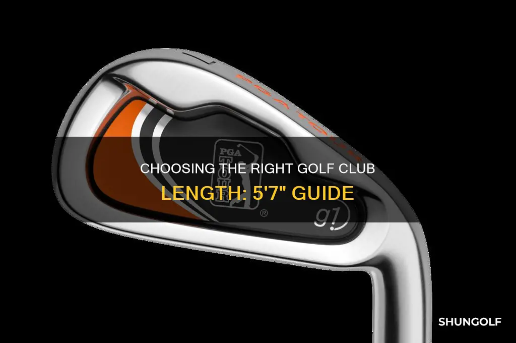 how long should my golf clubs be 5 7