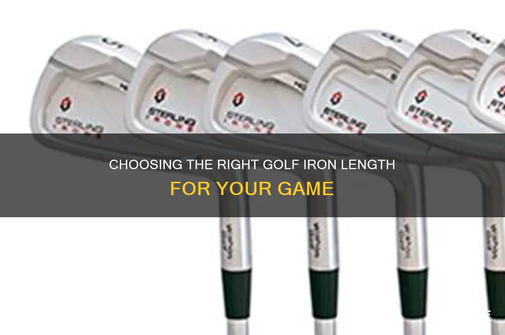 how long should my golf irons be