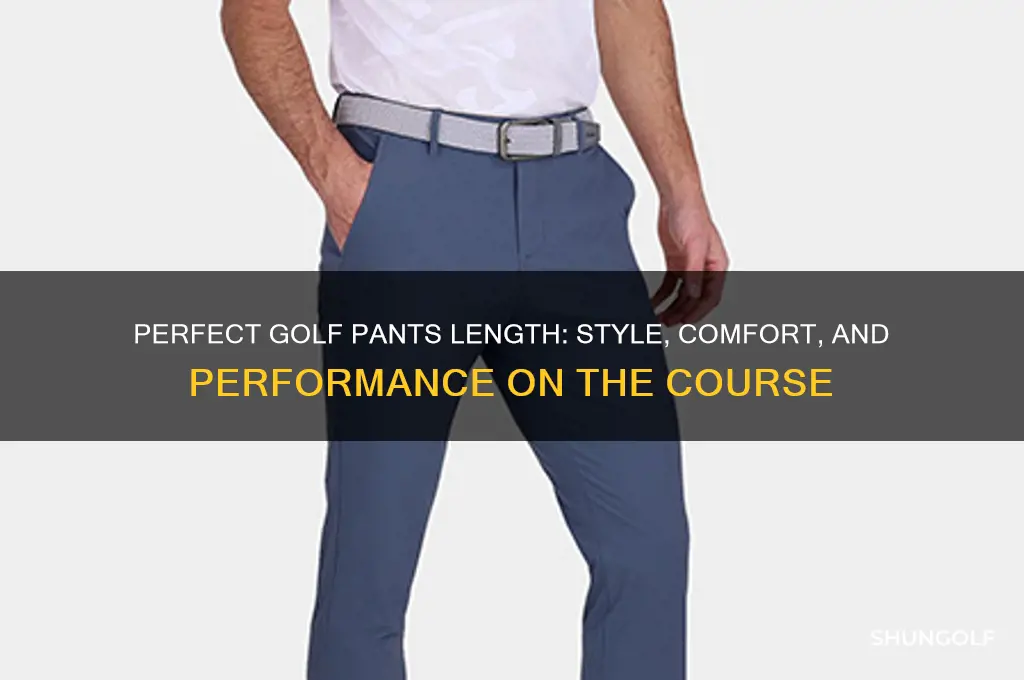 how long should my golf pants be