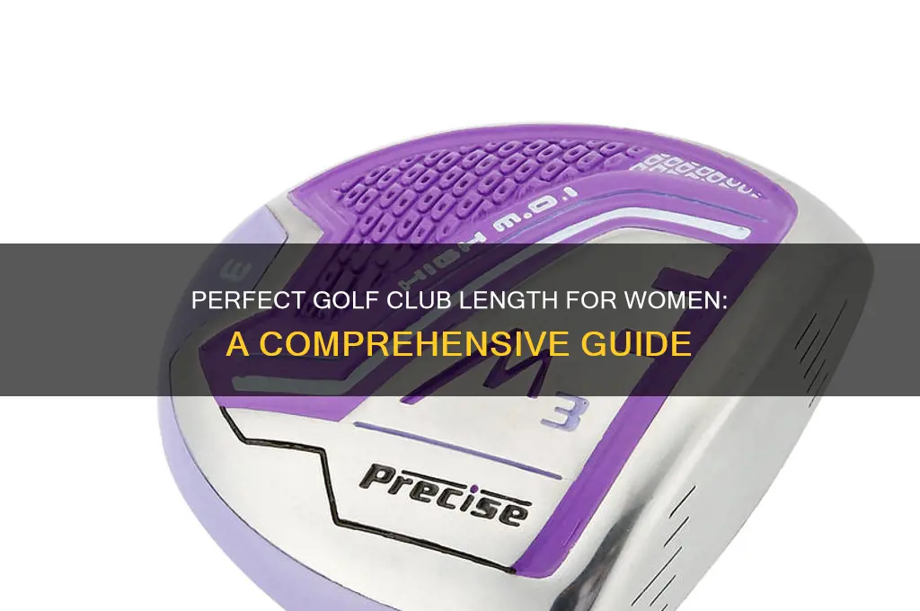 how long should your golf clubs be for women