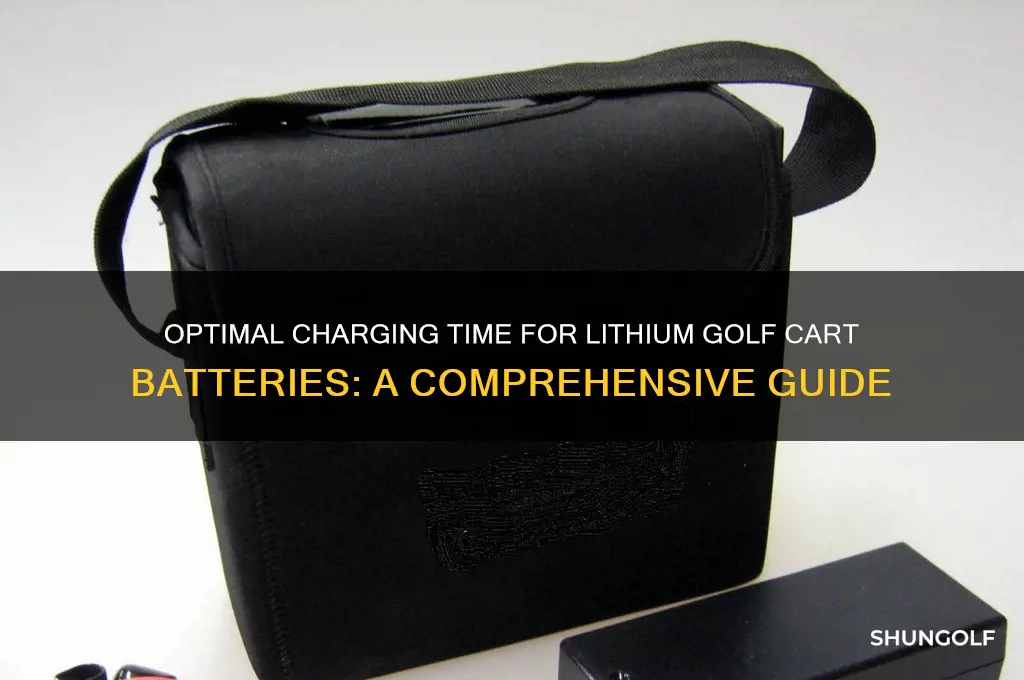 how long to charge a lithium golf battery