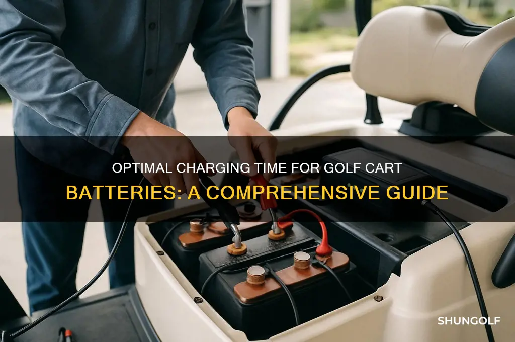 how long to charge golf cart batteri