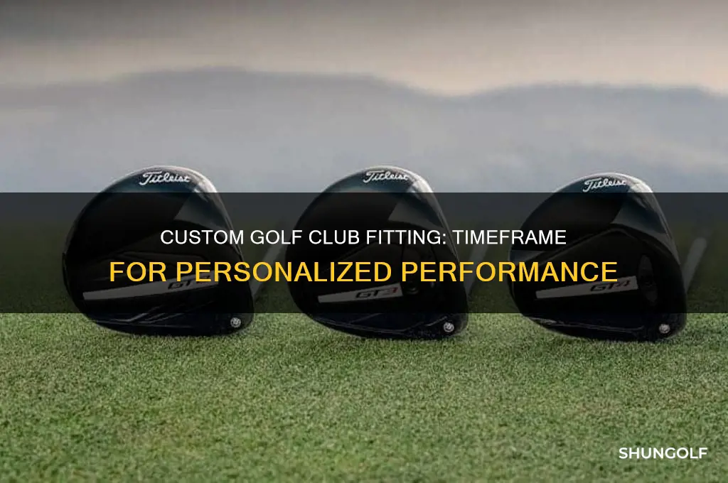 how long to custom fit golf clubs