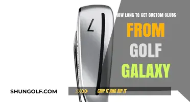 Custom Golf Clubs from Golf Galaxy: Expected Delivery Timeframe