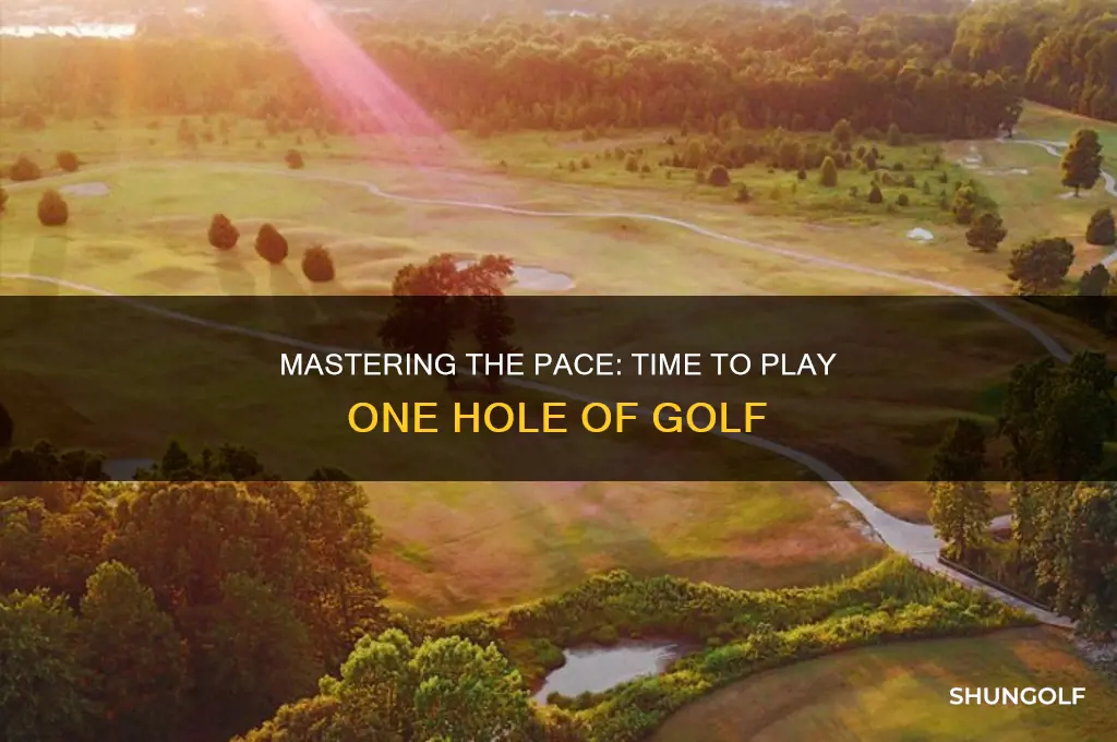 how long to play 1 holes of golf