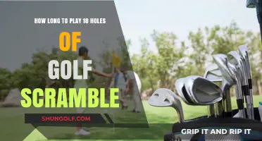 Golf Scramble Duration: How Long to Play 18 Holes Efficiently
