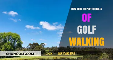 Walking 18 Holes: Average Time and Tips for Golfers