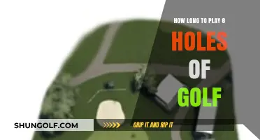 Quick Golf Rounds: Time to Complete 8 Holes on the Course