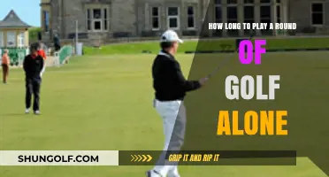 Solo Golfing: Average Time to Complete a Round by Yourself