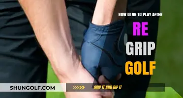 Post-Regrip Golf Play: Optimal Time to Hit the Course Again