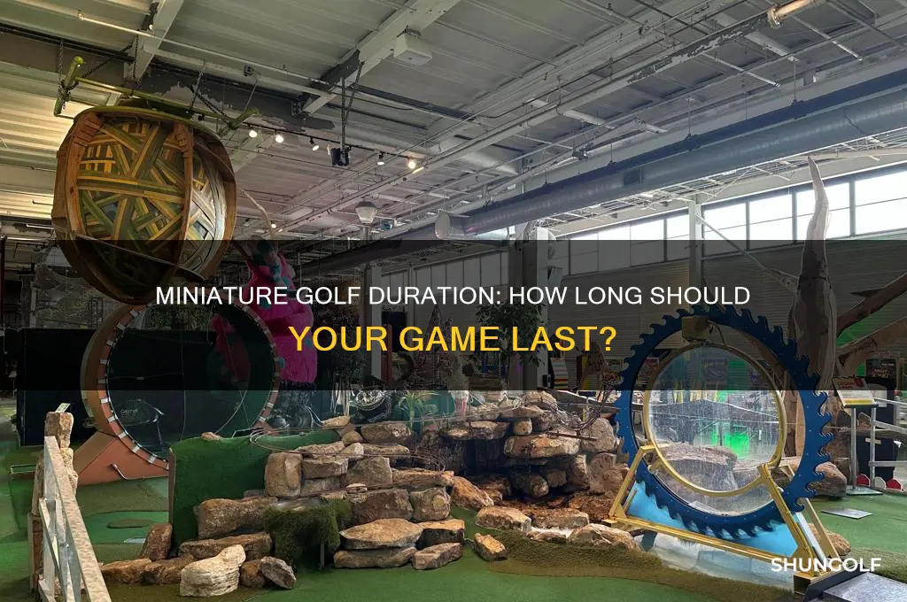 how long to play miniature golf