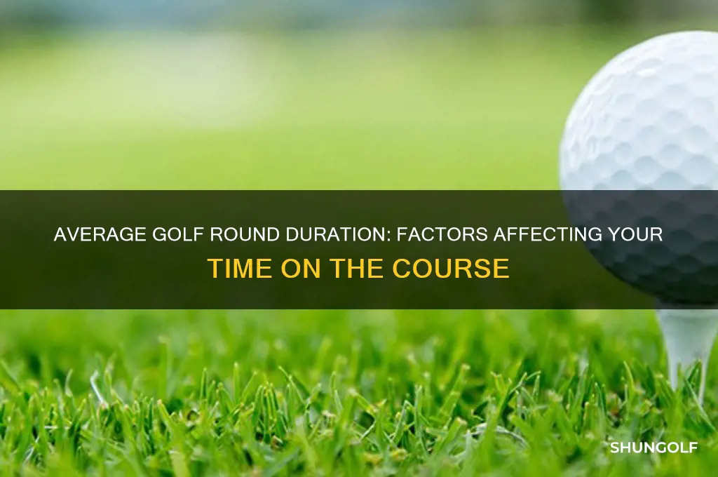 how long to play round of golf