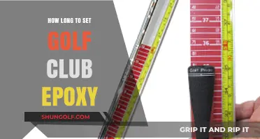 Mastering Golf Club Repairs: Optimal Epoxy Setting Time Guide