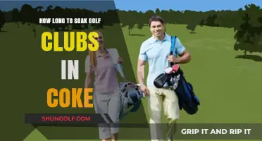 Soaking Golf Clubs in Coke: Optimal Time for Effective Cleaning