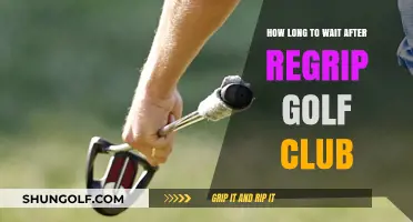 Regripping Golf Clubs: Optimal Waiting Time for Perfect Performance