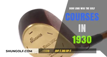 Exploring the Length of Golf Courses in the 1930s Era